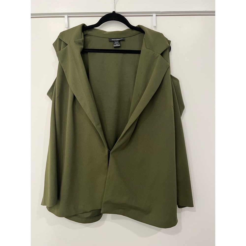 Ashley Stewart 2-Piece Oliver Green Set Sz 22/24
